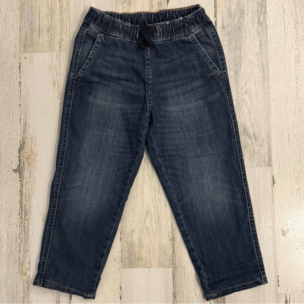 H&M Kids Lined Dark Blue Drawstring Jeans